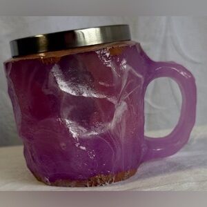 Purple Heat Resitant Crystal Coffee Mug